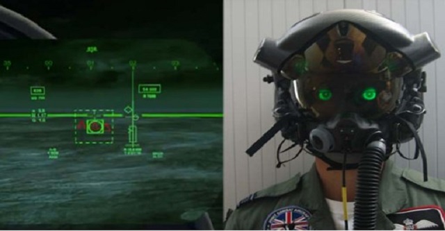 Şekil-4 Pilot kaskında artırılmış gerçeklik uygulaması