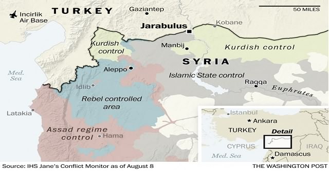 Suriye topraklarında mevcut durum