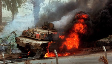 Suriye-Irak Savaş Alanı ABD Yapımı Tanklar Rus Yapımı              Tanksavar Füzelerinin Hedefinde